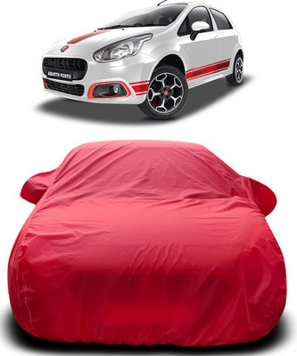 Gavya Car Cover For Fiat Abarth Punto (With Mirror Pockets)(Red)