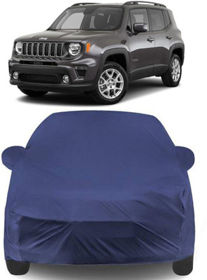 NUMBOR ONE Car Cover For Jeep Jeep (With Mirror Pockets)(Blue)