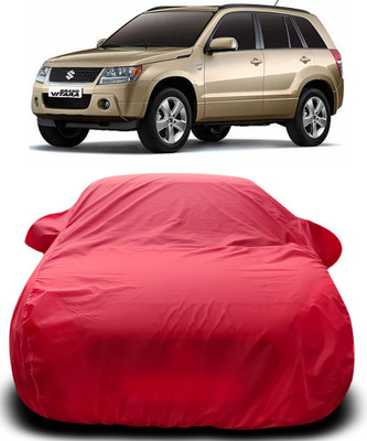 APNEK Car Cover For Maruti Suzuki Grand Vitara (With Mirror Pockets)(Red)