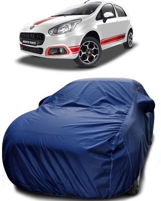 APNEK Car Cover For Fiat Abarth Punto (With Mirror Pockets)(Blue)