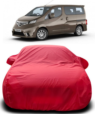 Gavya Car Cover For Nissan Evalia (With Mirror Pockets)(Red)