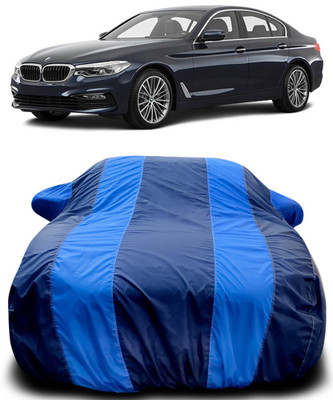 Gavya Car Cover For BMW 5 Series (With Mirror Pockets)(Blue, Blue)