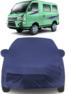 THE REAL ARV Car Cover For Mahindra Supro (With Mirror Pockets)(Blue)