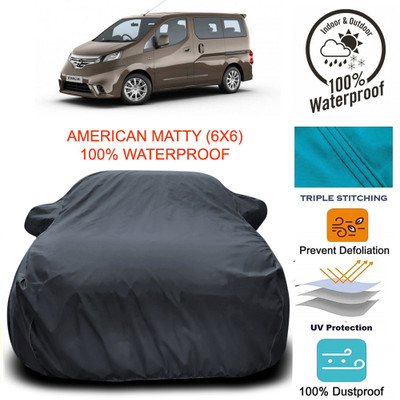Gavya Car Cover For Nissan Evalia (With Mirror Pockets)(Grey)