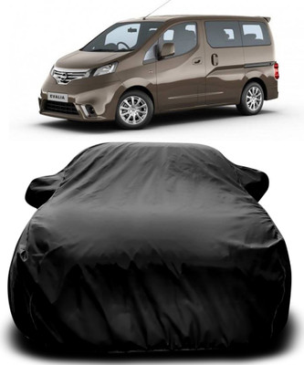 Gavya Car Cover For Nissan Evalia (With Mirror Pockets)(Black)