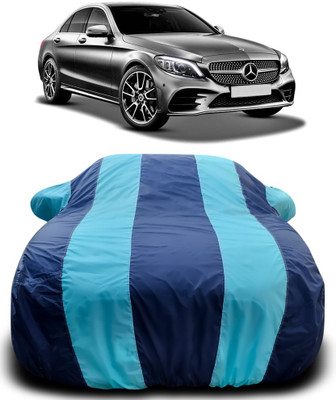 Gavya Car Cover For Mercedes Benz C-Class (With Mirror Pockets)(Blue, Blue)