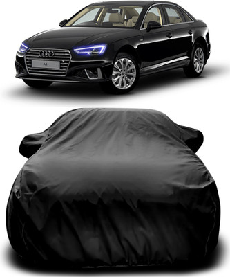 MoTRoX Car Cover For Audi A4 (With Mirror Pockets)(Black)