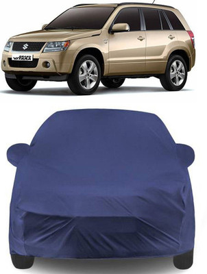 MoTRoX Car Cover For Maruti Suzuki Grand Vitara (With Mirror Pockets)(Blue)