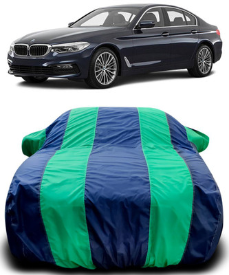 Gavya Car Cover For BMW 5 Series (With Mirror Pockets)(Blue, Green)