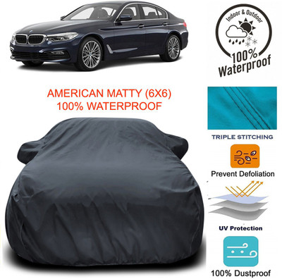 MoTRoX Car Cover For BMW 5 Series (With Mirror Pockets)(Grey)