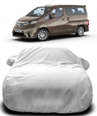 Gavya Car Cover For Nissan Evalia (With Mirror Pockets)(Silver)
