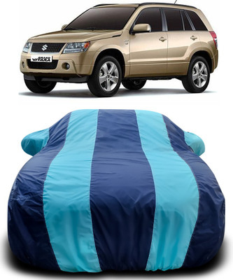 APNEK Car Cover For Maruti Suzuki Grand Vitara (With Mirror Pockets)(Blue, Blue)