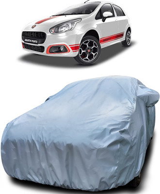 Gavya Car Cover For Fiat Abarth Punto (With Mirror Pockets)(Silver)