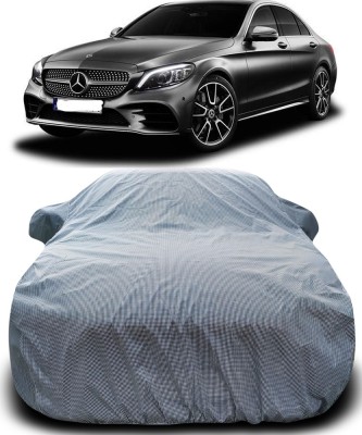 MoTRoX Car Cover For Mercedes Benz C200 (With Mirror Pockets)(Black, White)