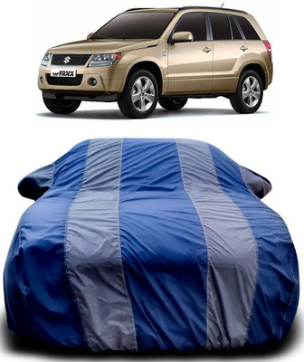 MoTRoX Car Cover For Maruti Suzuki Grand Vitara (With Mirror Pockets)(Blue, Grey)