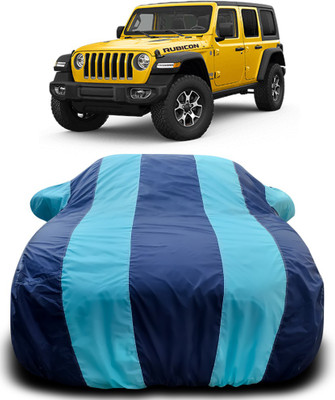 MoTRoX Car Cover For Jeep Wrangler (With Mirror Pockets)(Blue, Blue)