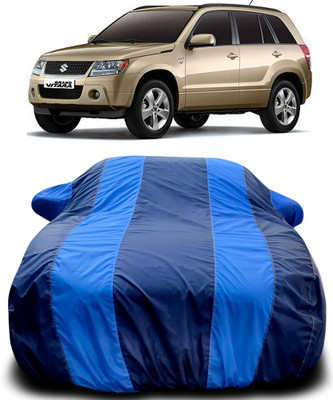 MoTRoX Car Cover For Maruti Suzuki Grand Vitara (With Mirror Pockets)(Blue, Blue)