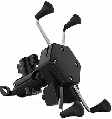 Wifton X Grip with Charging Port for Bike Mirror Cradle Bike Mobile Holder(Black)