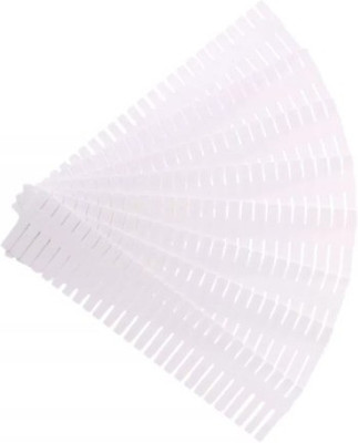 HVG TRADERS 8 PCS OF Drawer Divider Household Storage Strips_Medium (White) Drawer Divider (Plastic) Drawer Divider(Plastic)