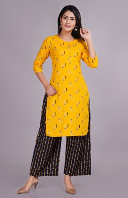 ALBAITH LOOK Women Kurta Palazzo Set