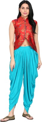 Pavika Women Ethnic Top Dhoti Pant Set