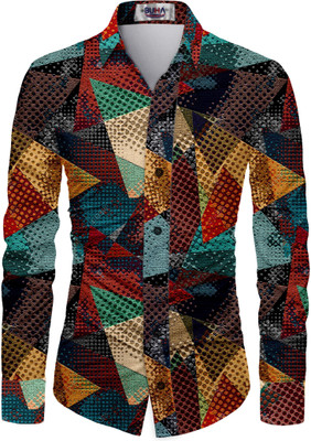 BuhaTrade Polycotton Printed Shirt Fabric