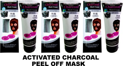 GALEMAX charcoal face mask Anti-Blackhead Face Mask cream pack of 3 - 130g total 390gm(390 g)