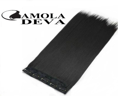 CAMOLA DEVA 5 CLIP BLACK STRAIGHT Hair Extension