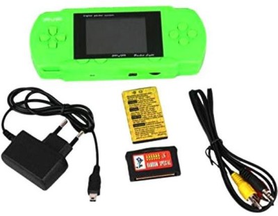 tsw PVP Play Station 3000 8bit Games Light with 2 Game cassette Handheld Gaming Console(Green)