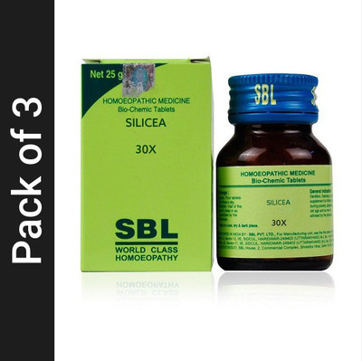 SBL Silicea 30X Tablets(3 x 25 g)