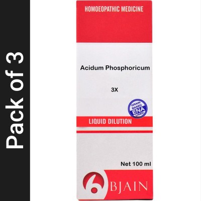 Bjain Acidum Phosphoricum 3X Dilution(3 x 100 ml)