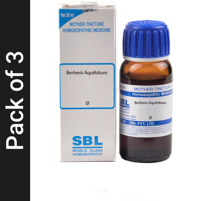 SBL Berberis Aquifolium Q Mother Tincture(3 x 30 ml)