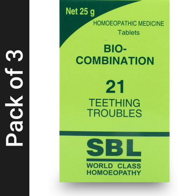 SBL Bio-Combination 21 Tablets(3 x 25 g)