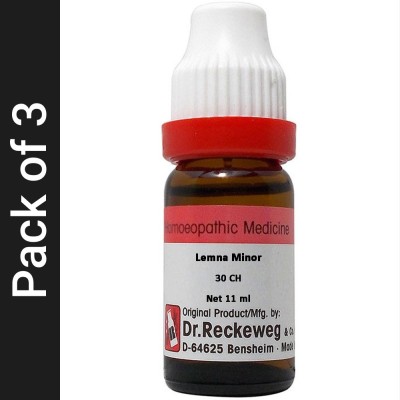 Dr. Reckeweg Lemna Minor 30 CH Dilution(3 x 11 ml)