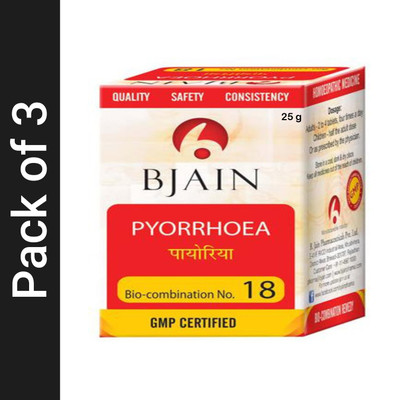 Bjain Bio-Combination No. 18 Tablets(3 x 25 g)