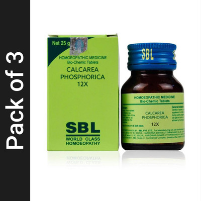 SBL Calcarea Phosphorica 12X Tablets(3 x 25 g)