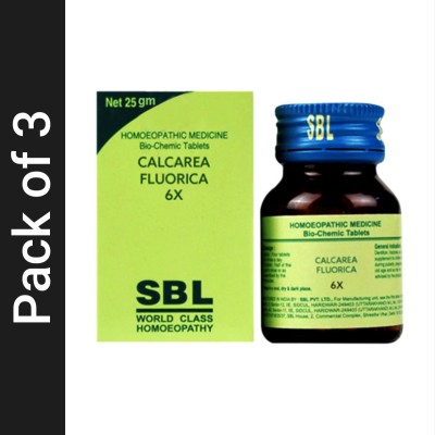 SBL Calcarea Fluorica 6X Tablets(3 x 25 g)