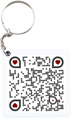 JAIPURART Khayal Rakha Karo Apna Tum Ek Hi Cartoon Ho Mere Pass Qr Code Key Chain