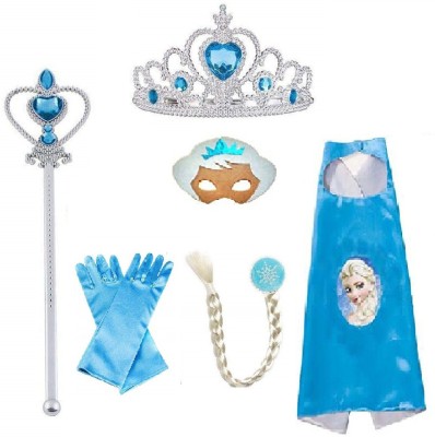 Dresstoimpress Princess Fairy Elsa Dress Set of 6 Kids Costume Wear