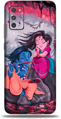 OggyBaba samsung m02s, m02s Mobile Skin(Sparkling Radha Krishna With Sparkling Finish)