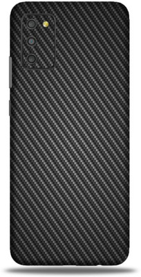 OggyBaba samsung m02s, m02s Mobile Skin(Charcoal Black Carbon Fibre With Matte Finish)