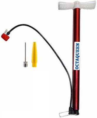 OCTAQUEEN Cycle pump Bicycle Pump(Red)