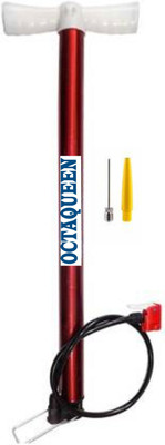 OCTAQUEEN Cycle pump Car,Bike,Basketball,Motorcycle,Car,Balloon,Ball,Volleyball Pump Bicycle Pump(Red)