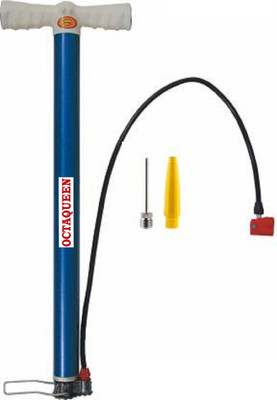 OCTAQUEEN Cycle pump Car,Bike,Basketball,Motorcycle,Car,Balloon,Ball,Volleyball Pum Bicycle Pump(Blue)