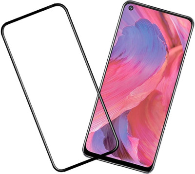 HUPSHY Edge To Edge Tempered Glass for Oppo A74 5G(Pack of 1)