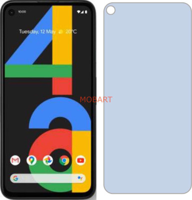 MOBART Tempered Glass Guard for GOOGLE PIXEL 4A (Impossible AntiBlue Light)(Pack of 1)