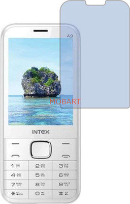 MOBART Tempered Glass Guard for INTEX AQUA A9 (Impossible AntiBlue Light)(Pack of 1)
