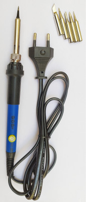 Qualigen 60W Soldering Iron Temperature Adjustable Soldering Iron Handle Heat Pencil Tool 60 W Temperature Controlled 60 W Temperature Controlled(Round Tip)