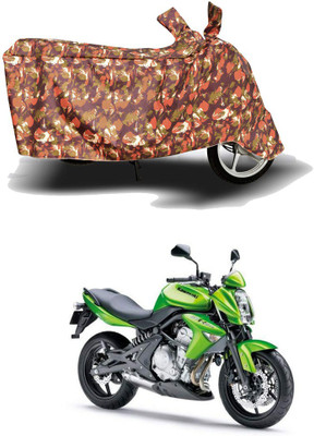HYBRIDS COLLECTION Two Wheeler Cover for Kawasaki(ER 6N, Red)