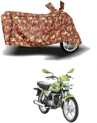 HYBRIDS COLLECTION Two Wheeler Cover for Hero(HF Deluxe Eco, Red)